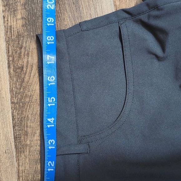 G/Fore The Tour 5 Pocket Black Golf Pants Polyester Size 36x32 In Onyx Black - Picture 13 of 14